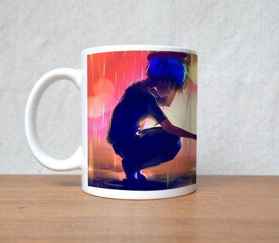 60% OFF on StyBuzz A Boy With Cat Black Porcelain Mug 300 ml 60% OFF on StyBuzz A Boy With Cat Black Porcelain Mug 300 ml