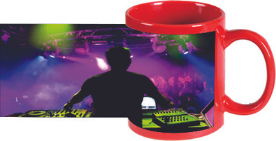 46% OFF on Printland DJ Let The Music Play PMMGN00734 Ceramic Mug