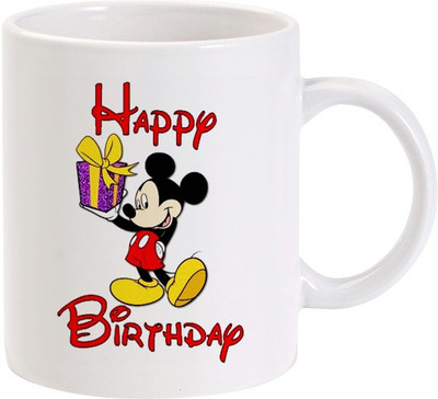 80% OFF on Lolprint Happy Birthday Mickey Mouse Gift Ceramic Mug 325 ml 80% OFF on Lolprint Happy Birthday Mickey Mouse Gift Ceramic Mug 325 ml