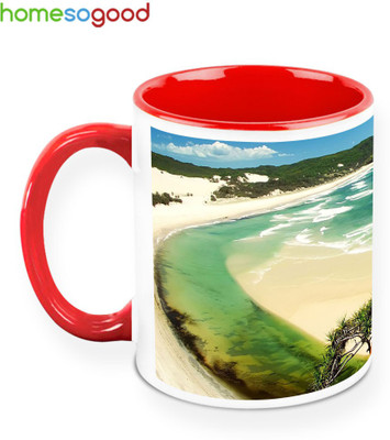 33% OFF on HomeSoGood Beautiful Beach Ceramic Mug 280 ml 33% OFF on HomeSoGood Beautiful Beach Ceramic Mug 280 ml