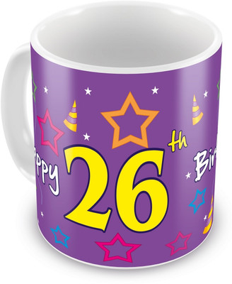 10% OFF on Everyday Gifts 26th Happy Birthday Ceramic Mug