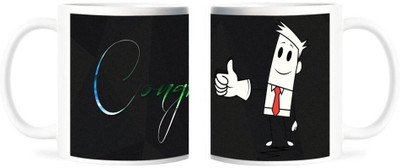 50% OFF on Refeel Gifts Congrats Ceramic Mug 325 ml 50% OFF on Refeel Gifts Congrats Ceramic Mug 325 ml
