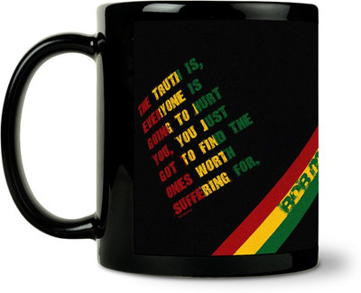 36% OFF on ShopMantra Bob Marley'D Quote Ceramic Mug 300 ml