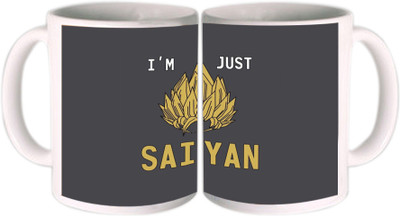25% OFF on Shopkeeda I'M Just Saiyan Ceramic Mug 350 ml