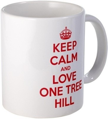 Snoogg Keep calm and watch one tree hill Porcelain Bone China Coffee Ceramic Mug