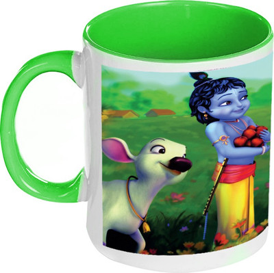 58% OFF on AMY Little Radha Krishna Inside Green Coffee Ceramic Mug 58% OFF on AMY Little Radha Krishna Inside Green Coffee Ceramic Mug