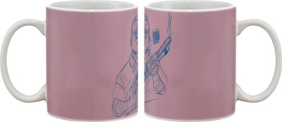 Artifa Man With Gun Porcelain, Ceramic Mug 350 ml Artifa Man With Gun Porcelain, Ceramic Mug 350 ml