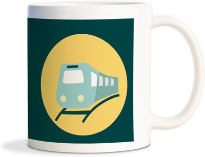81% OFF on AMY Train Icon Cool Coffee Ceramic Mug 450 ml 81% OFF on AMY Train Icon Cool Coffee Ceramic Mug 450 ml