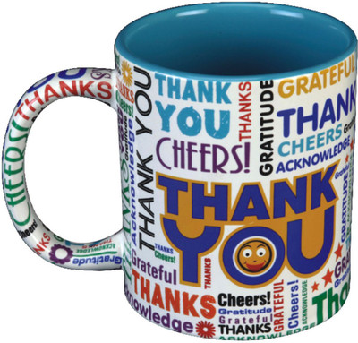 32% OFF on Red Moments ThankYou E Ceramic Mug 350 ml