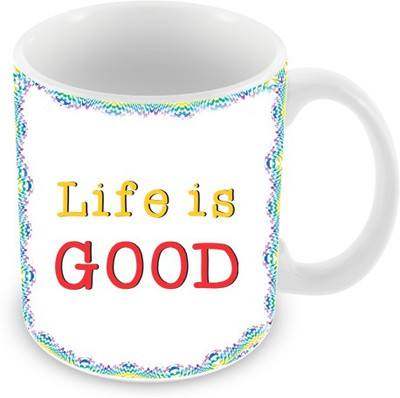 26% OFF on Everyday Gifts Life is Good Ceramic Mug 325 ml 26% OFF on Everyday Gifts Life is Good Ceramic Mug 325 ml