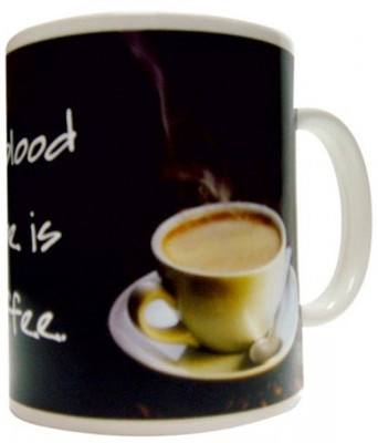 10% OFF on Everyday Gifts Coffee Gift - My Blood Type is Coffee Ceramic Mug 400 ml