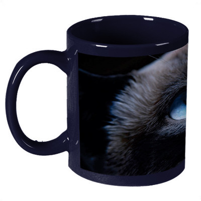 56% OFF on Amy Blue Eys Cat Dark Blue Ceramic Mug 330 ml 56% OFF on Amy Blue Eys Cat Dark Blue Ceramic Mug 330 ml