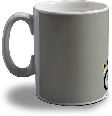 15% OFF on Artifa Bike Parts Porcelain, Ceramic Mug 350 ml