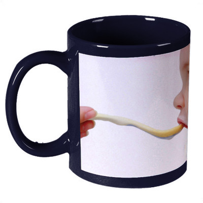 56% OFF on Amy Cute Baby Food Dark Blue Ceramic Mug 330 ml 56% OFF on Amy Cute Baby Food Dark Blue Ceramic Mug 330 ml