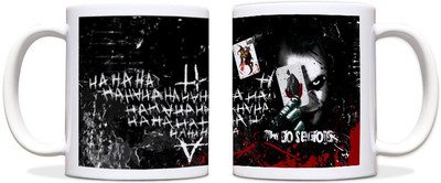 60% OFF on ShopMantra Why So Serious Joker Black Ceramic Mug 300 ml 60% OFF on ShopMantra Why So Serious Joker Black Ceramic Mug 300 ml