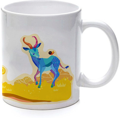 52% OFF on Printland Cute Art Ceramic Mug 350 ml
