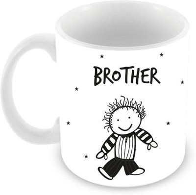 26% OFF on Everyday Gifts Notty Dotty Quote Gift for Brother Ceramic Mug 325 ml