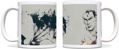 60% OFF on ShopMantra Batman and Superman Black Ceramic Mug 300 ml