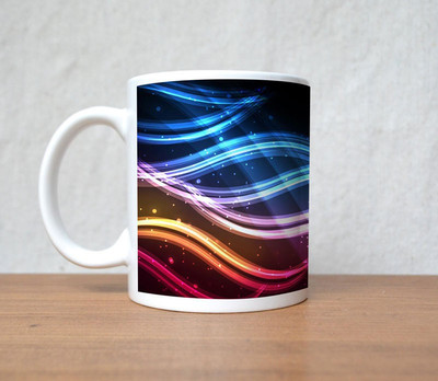 60% OFF on StyBuzz Rainbow Color Abstract Art Porcelain Mug 300 ml 60% OFF on StyBuzz Rainbow Color Abstract Art Porcelain Mug 300 ml