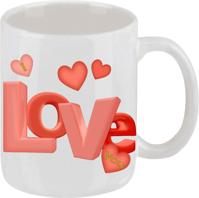 16% OFF on Ellicon 186 I Love U Ceramic Mug 16% OFF on Ellicon 186 I Love U Ceramic Mug