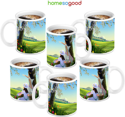 49% OFF on HomeSoGood Beautiful Girls Coffee 6 Mugs Ceramic Mug 280 ml, Pack of 6 49% OFF on HomeSoGood Beautiful Girls Coffee 6 Mugs Ceramic Mug 280 ml, Pack of 6