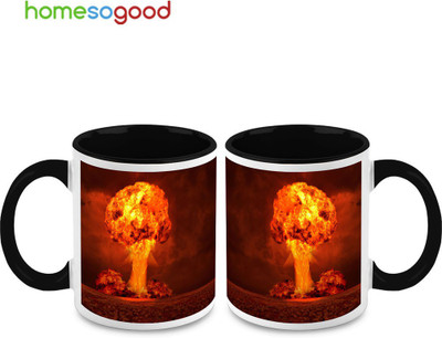 37% OFF on HomeSoGood First Nuclear Test Ceramic Mug 325 ml, Pack of 2 37% OFF on HomeSoGood First Nuclear Test Ceramic Mug 325 ml, Pack of 2