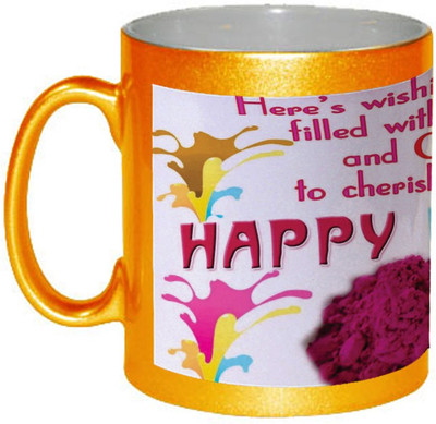 78% OFF on AMY Wishing Happy Holi Ceramic Mug 325 ml 78% OFF on AMY Wishing Happy Holi Ceramic Mug 325 ml