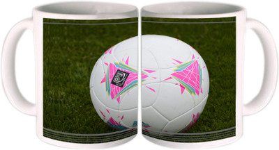 25% OFF on Shopkeeda FIFA 2014 Football Drawing Ceramic Mug 350 ml