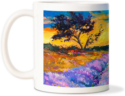 87% OFF on AMY Painting Beauty Farm Ceramic Mug