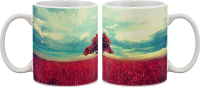 15% OFF on Artifa Red Tree Vintage Porcelain, Ceramic Mug 350 ml 15% OFF on Artifa Red Tree Vintage Porcelain, Ceramic Mug 350 ml