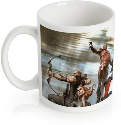 50% OFF on WebPlaza New Avengers Mug124 Ceramic Mug 350 ml