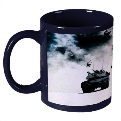 56% OFF on Amy Battlefield Bad Company Dark Blue Ceramic Mug 330 ml