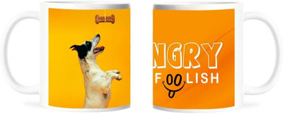 50% OFF on Refeel Gifts Stay Hungry Stay Foolish Ceramic Mug 325 ml