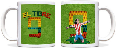 60% OFF on ShopMantra Falcao Colombia Football Black Ceramic Mug 300 ml