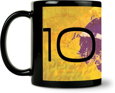 36% OFF on ShopMantra Edson Arantes Pele Brazil Football Ceramic Mug 300 ml