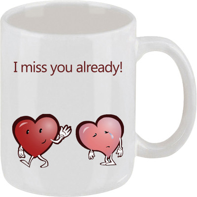 16% OFF on Ellicon I Miss You Already Ceramic Mug