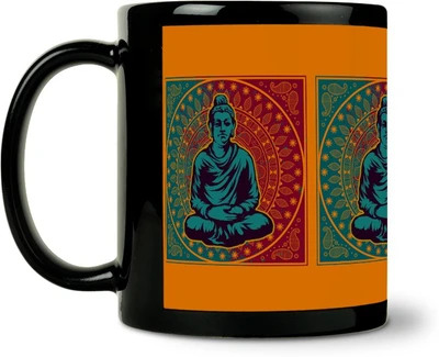 36% OFF on ShopMantra Gautam Buddha Ceramic Mug 300 ml