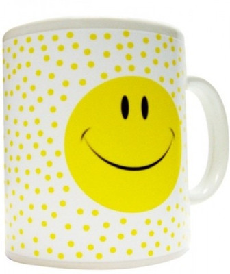 10% OFF on Everyday Gifts Smiley Gift Yellow Ceramic Mug 400 ml