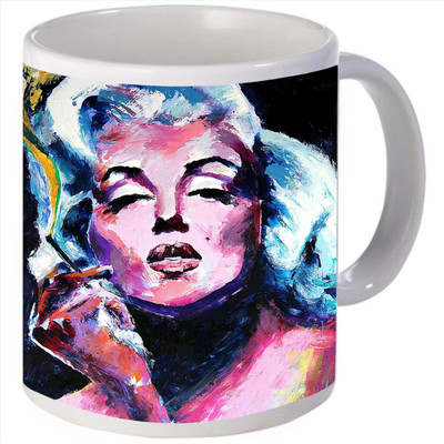 Snoogg Marlyn Monree Ceramic Mug