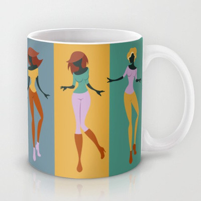 41% OFF on Astrode Dancing Women Ceramic Mug 325 ml