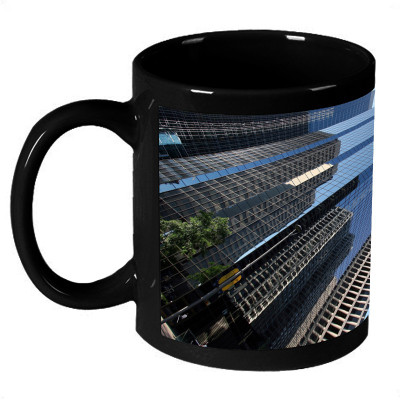 61% OFF on AMY 48 Blue Bike Ceramic Mug 325 ml