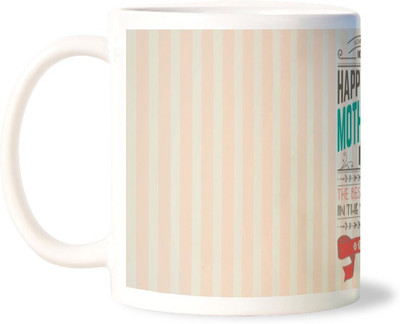 50% OFF on Lovely Collection Mothers Day Special Porcelain Mug 325 ml