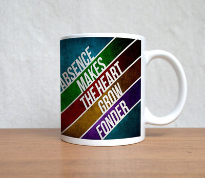 60% OFF on StyBuzz Absence Makes Heart Grow Fonder Ceramic Mug 300 ml 60% OFF on StyBuzz Absence Makes Heart Grow Fonder Ceramic Mug 300 ml