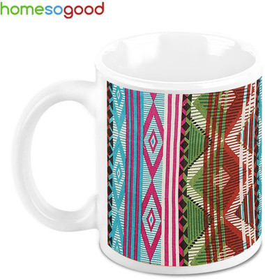 41% OFF on HomeSoGood Zigzag Path Ceramic Mug 325 ml 41% OFF on HomeSoGood Zigzag Path Ceramic Mug 325 ml