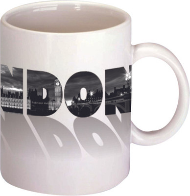 45% OFF on Printland London Shaded Ceramic Mug 350 ml