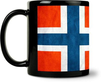 36% OFF on ShopMantra Norway Grunge Flag Ceramic Mug 300 ml 36% OFF on ShopMantra Norway Grunge Flag Ceramic Mug 300 ml