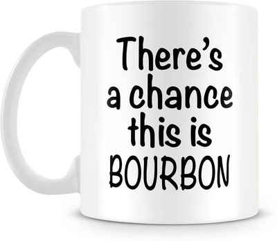 Engrave Probably Bourbon Ceramic Mug 350 ml Engrave Probably Bourbon Ceramic Mug 350 ml