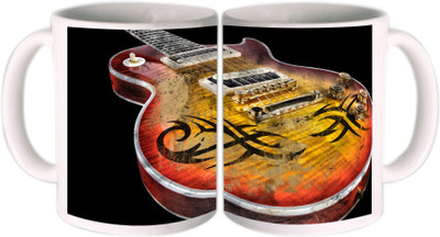 62% OFF on Shopkeeda Gibson Les Paul Ceramic Mug 350 ml