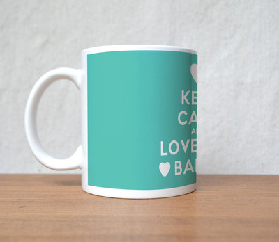 33% OFF on StyBuzz keep calm and love you babes cute blue valentine Porcelain Mug 300 ml 33% OFF on StyBuzz keep calm and love you babes cute blue valentine Porcelain Mug 300 ml