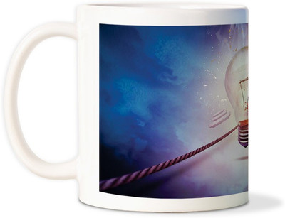 75% OFF on AMY Bulb Lightcoffee Ceramic Mug